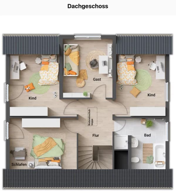 Immobilie in Bad Berneck im Fichtelgebirge - Town & Country Lichthaus 152 – 6 Zimmer auf 162 m² | Grundstück 959 m² in Bad Berneck i.F. - Bild 3