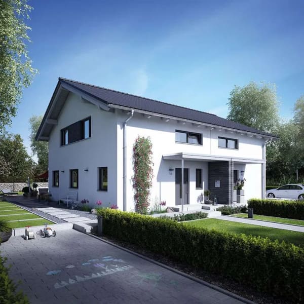 Immobilie in Mönchweiler - Ihr neues Zuhause: Moderne Doppelhaushälfte in Mönchweiler inkl. Grundstück mit QNG - Bild 0