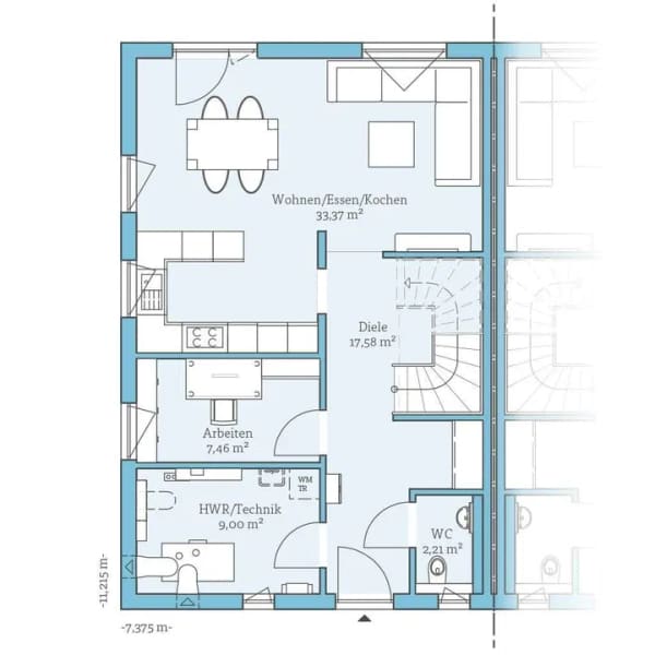 Immobilie in Mönchweiler - Ihr neues Zuhause: Moderne Doppelhaushälfte in Mönchweiler inkl. Grundstück mit QNG - Bild 1