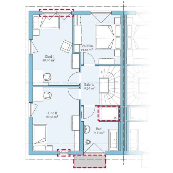 Immobilie in Mönchweiler - Ihr neues Zuhause: Moderne Doppelhaushälfte in Mönchweiler inkl. Grundstück mit QNG - Bild 4