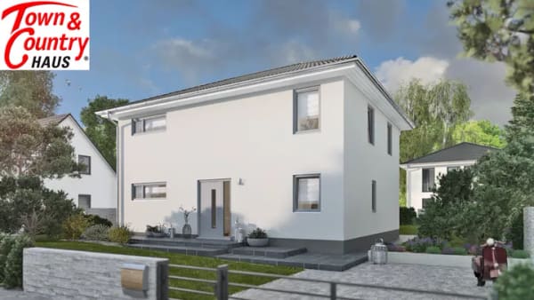 Immobilie in Altenkunstadt - Modernes Town & Country Stadthaus Flair 152 – 5 Zimmer, klare Architektur, zukunftssichere Technik in Altenkunstadt-Woffendorf - Bild 1