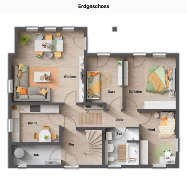 Immobilie in Altenkunstadt - Town & Country Domizil 192 – Zweifamilienhaus / Einliegerwohnung möglich in Altenkunstadt-Woffendorf - Bild 2
