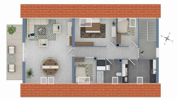 Immobilie in Sinzing - Erste eigene vier Wände: 4-Zi.-DG-Wohnung mit Balkon & Garten in Sinzing - Bild 1