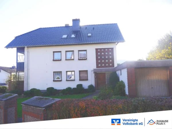 Immobilie in Bad Driburg - Solides, gepflegtes MFH m. 3 Wohneinheiten - Bild 1