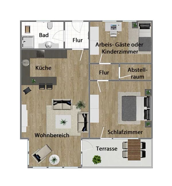Immobilie in Schaalby - Gepflegte Wohnung in den Schleidörfern - Bild 2