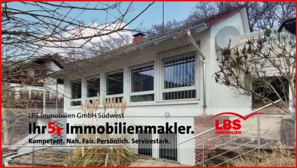 Immobilie in Maikammer - Herrlich: Einfamilienhaus in Luftkurort mit weitem Blick auf Weindorf und Weinberge - Bild 4