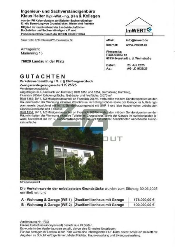 Immobilie in Ramberg - 1/2 Anteil - 2-Familienhaus - Bild 0