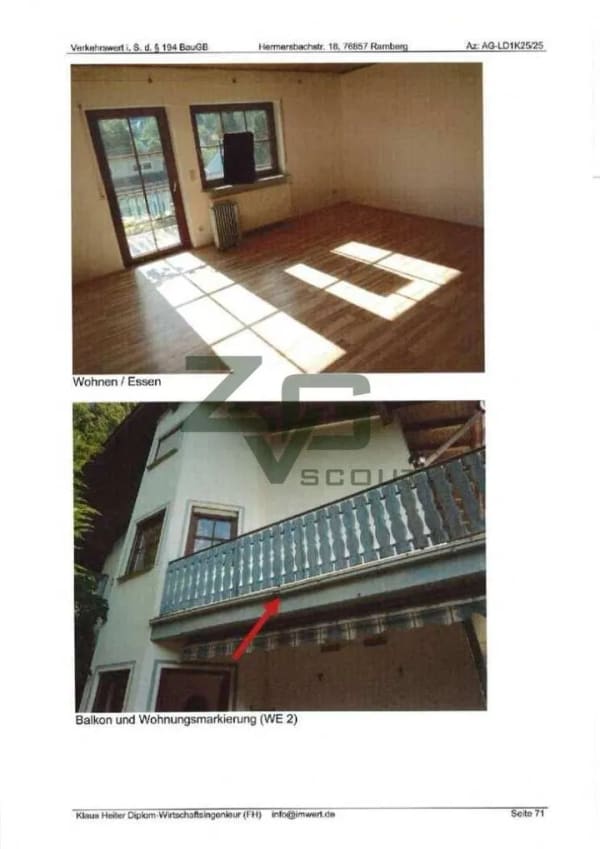 Immobilie in Ramberg - 1/2 Anteil - 2-Familienhaus - Bild 1