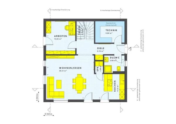 Immobilie in Dalheim - LivingHaus SUNSHINE 167 - Gestalte dein Traumhaus mit individueller Freiheit - Bild 2