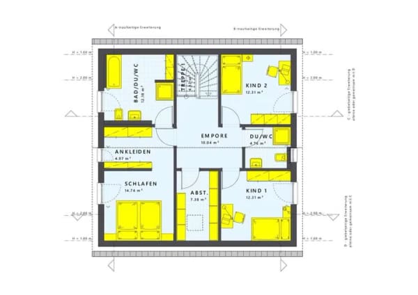 Immobilie in Dalheim - LivingHaus SUNSHINE 167 - Gestalte dein Traumhaus mit individueller Freiheit - Bild 4