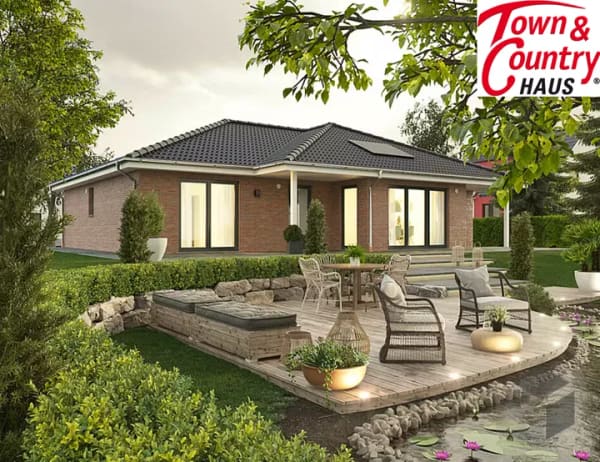 Immobilie in Hirschaid - Town & Country Bungalow 128 – Wohnen auf einer Ebene | ca. 145,71 m² in Rothensand bei Hirschaid (Bamberg) - Bild 3