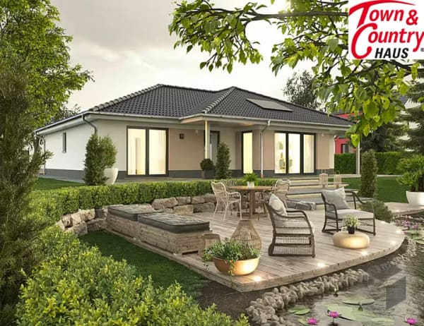 Immobilie in Hirschaid - Town & Country Bungalow 128 – Wohnen auf einer Ebene | ca. 145,71 m² in Rothensand bei Hirschaid (Bamberg) - Bild 4