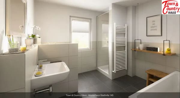Immobilie in Hirschaid - Stadtvilla von Town & Country mit 2 Vollgeschossen – ca. 150 m² NF auf 430 m² Grundstück (erschlossen)in Rothensand bei Hirschaid (Bamberg) - Bild 4