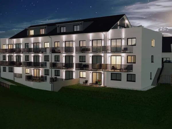 Immobilie in Mallersdorf-Pfaffenberg - Verwirklichen Sie sich in Ihrer 3-Zimmer-Neubauwohnung mit großzügiger Dachterrasse. Erfüllt den Standard KfW 40 QNG - Bild 0