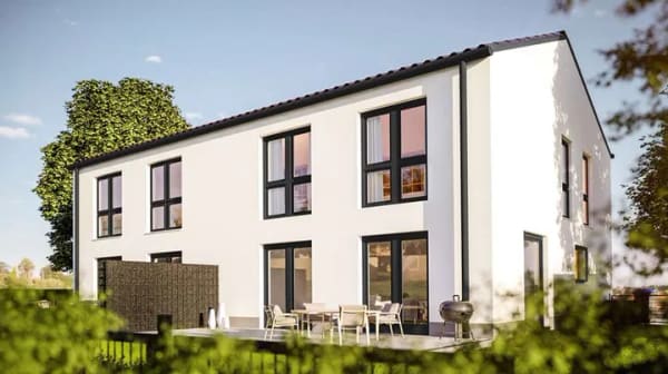 Immobilie in Hiltenfingen - neue Doppelhaushälfte (Haus F) KFW 55 in der Ortsmitte - Bild 3