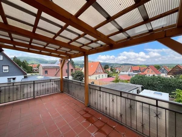 Immobilie in Ilsenburg - Charmantes Fachwerkhaus (2 Wohneinheiten) mit Gartenidylle und Dachterrasse - Bild 1