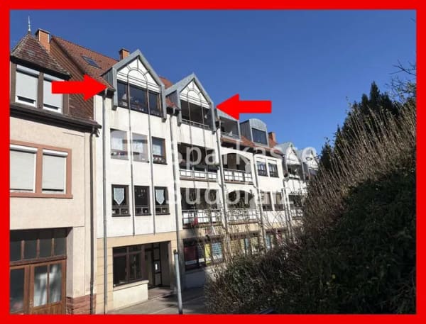 Immobilie in Annweiler am Trifels - Schöne helle Maisonettewohnung mit Trifelsblick - Bild 0