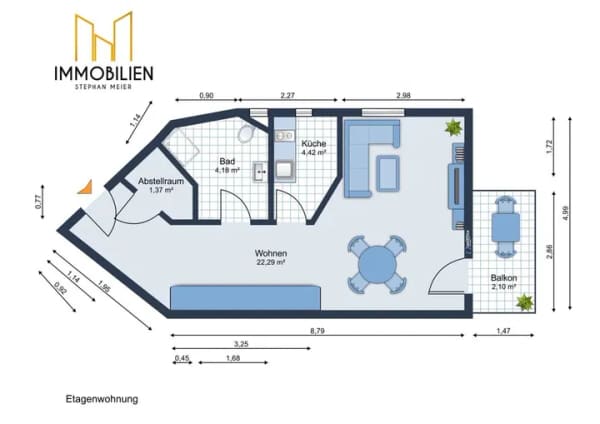 Immobilie in Rudolstadt - Helle Dachgeschosswohnung mit Balkon - gepflegte Kapitalanlage - Bild 4