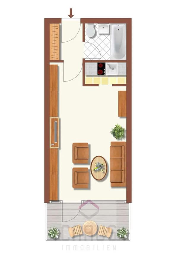 Immobilie in Schöfweg - Etagenwohnung in Schöfweg - Bild 2
