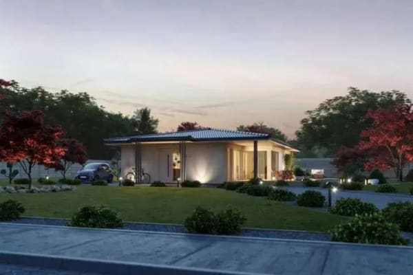 Immobilie in Scheuring - ARCHITEKTUR, DIE KLARHEIT UND NATÜRLICHKEIT VEREINBART. INKLUSIVE BAUPLATZ! - Bild 1