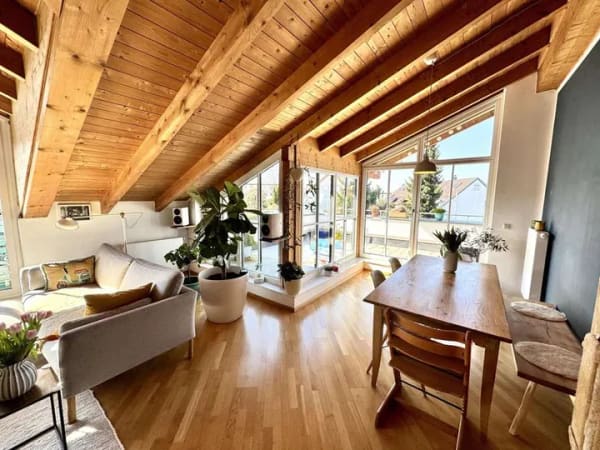 Immobilie in Bodolz - Penthouse mit großer Dachterrasse und 2 Tiefgaragenstellplätzen in Bodolz am Bodensee - Bild 2