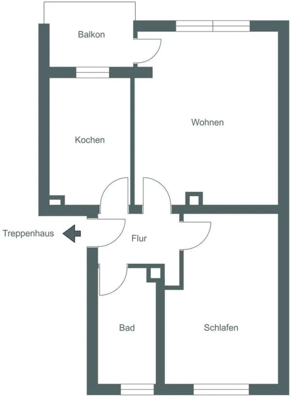 Immobilie in Kastellaun - Vermietete Eigentumswohnung mit Balkon in ruhiger Lage von Kastellaun - Bild 1