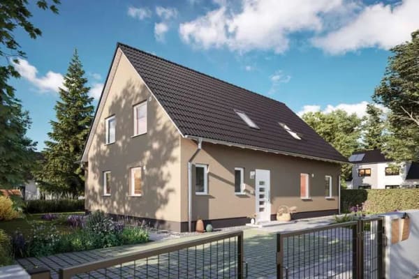 Immobilie in Damflos - Zweifamilienhaus massiv gebaut, Preis inkl. Grundstück - Bild 1