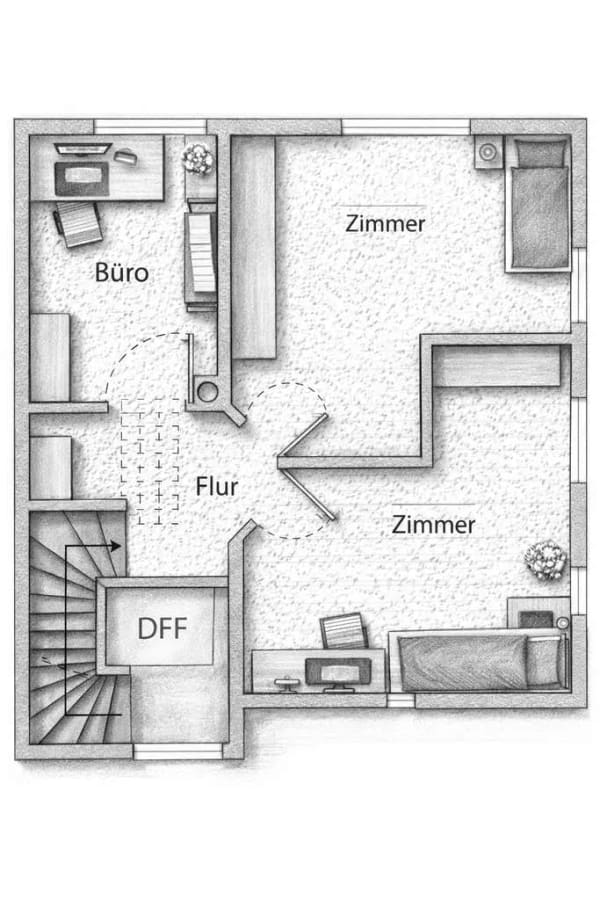 Immobilie in Bergatreute - Reiheneckhaus statt Wohnung: 139 m², Garten, überdachte Terrasse & Tiefgarage - Bild 4