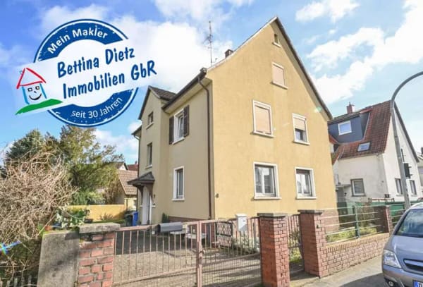 Immobilie in Babenhausen - DIETZ: 2-Familienwohnhaushaus mit ausgebauten Dachgeschoss - Zentrale Lage im Mischgebiet! - Bild 0