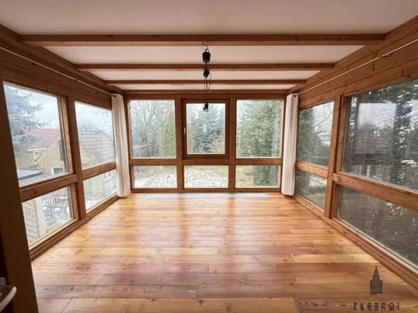 Immobilie in Glaubitz - **Bezugsfrei** Wohnen im Grünen: Freistehendes Einfamilienhaus mit Wintergarten und Terrasse - Bild 4