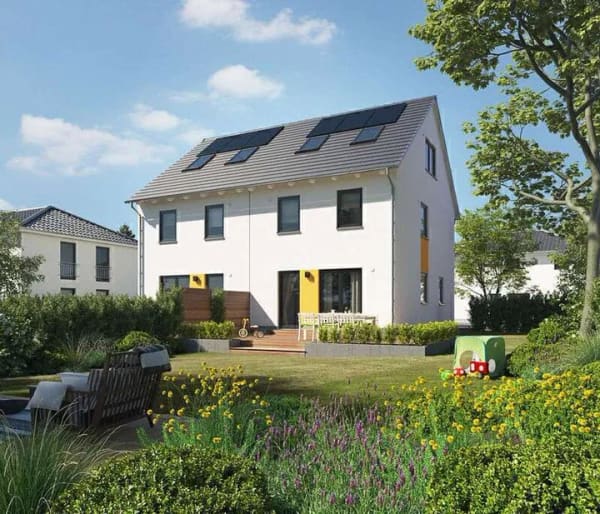 Immobilie in Beuren (Hochwald) - Doppelhaus, massiv gebaut, Preis inkl. Grundstück - Bild 0