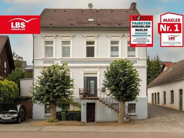 Immobilie in Halver - Ein-/Zweifamilienhaus mit Garage, Doppelcarport und Garten - Bild 0