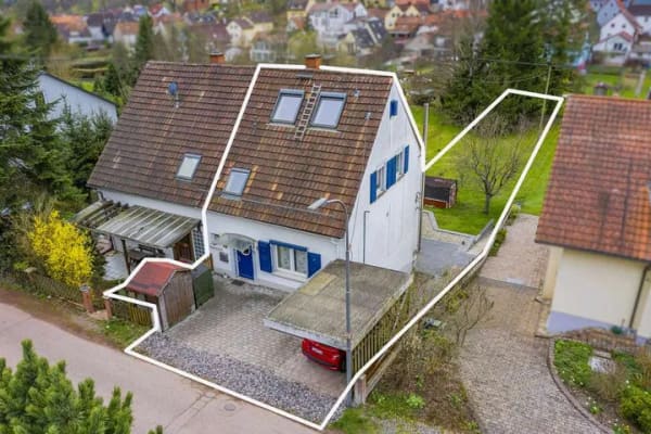 Immobilie in Dernbach (Westerwald) - Doppelhaushälfte in ruhiger Sonnenlage mit Weitblick und weitläufigem Grundstück - Bild 3