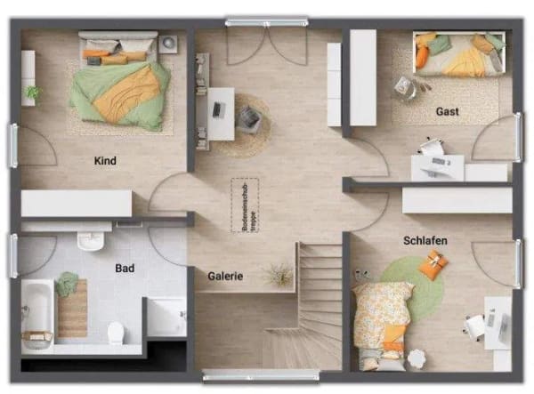 Immobilie in Hummeltal - MODERNES LANDHAUS mit familienfreundlichem Grundstück und schon alles dabei. Massiv gebaut. 158 m². Individuelle Planung. - Bild 4