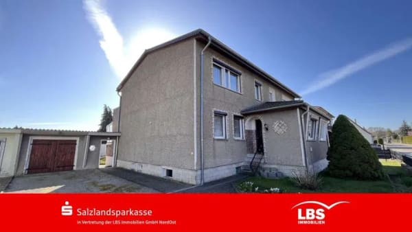 Immobilie in Hecklingen - DHH für die kleine Familie im Grünen - Bild 0