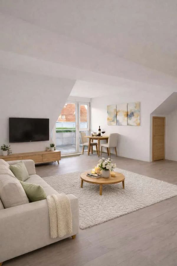 Immobilie in Tonna - Ihr Investment mit Ausblick: Stilvolle DG-Wohnung mit sonniger Dachterrasse (4040.15) - Bild 1