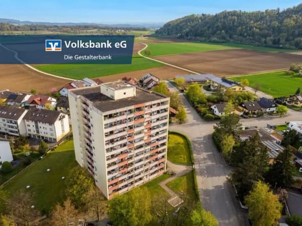 Immobilie in Rielasingen-Worblingen - *** Wohnen mit Weitblick - Gepflegte 2-Zimmer-Wohnung mit Aufzug in Rielasingen! *** - Bild 0