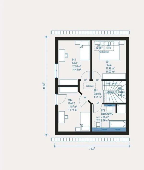 Immobilie in Waghäusel - Doppelhaus Double 10 - Stilvolles Design trifft großzügiges Wohnen - Bild 3