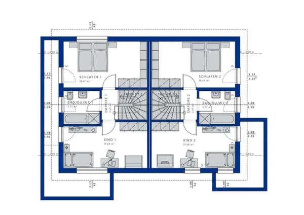 Immobilie in Neuenkirchen-Vörden - Ein Zuhause für 2 Familien inkl. Grundstück - Bild 3