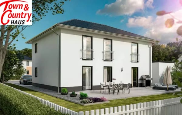 Immobilie in Strullendorf - Town & Country Flair 180 Duo – ca. 186,63 m² Netto-Raumfläche | modernes Familienkonzept in STRULLENDORF bei Bamberg - Bild 0