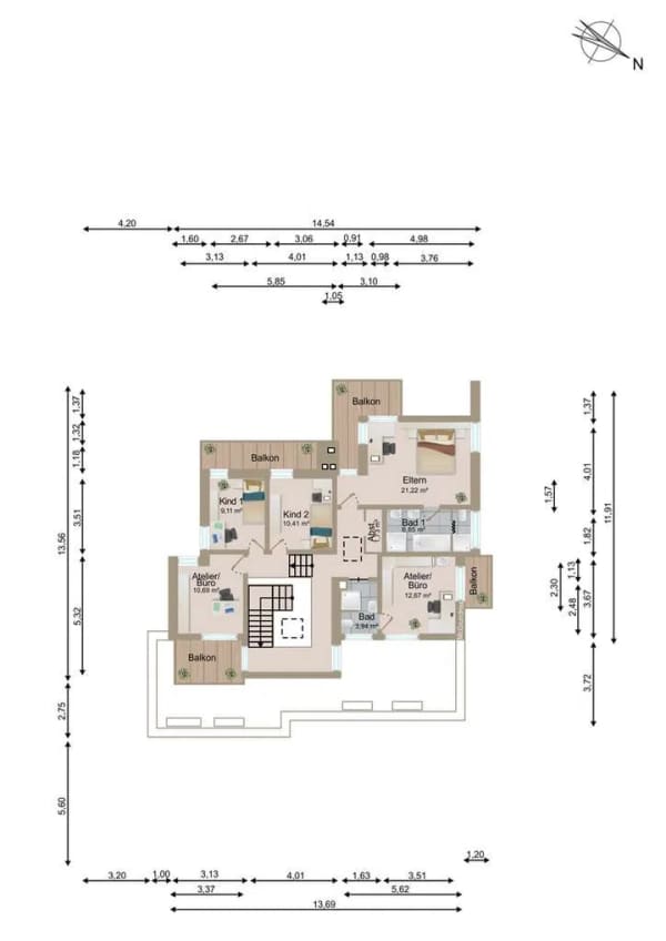Immobilie in Emsdetten - Freistehendes Einfamilienhaus mit großzügigem Grundstück und Entwicklungspotenzial - Bild 3