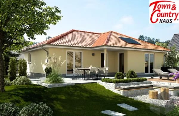 Immobilie in Zapfendorf - Town & Country Winkelbungalow 108 – modernes Wohnen auf einer Ebene in ZAPFENDORF bei Bamberg - Bild 1