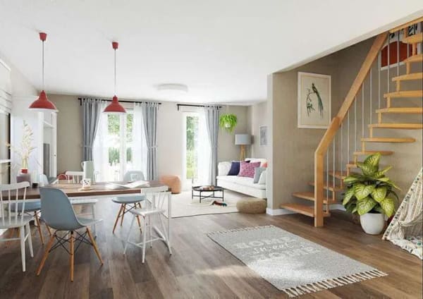 Immobilie in Steinbach am Donnersberg - Doppelhaus, massiv gebaut, Preis inkl. Grundstück - Bild 4