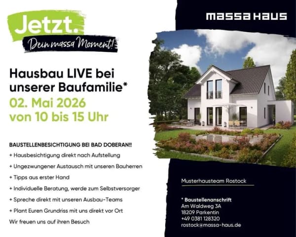 Immobilie in Ribnitz-Damgarten - Draußen die Welt, drinnen die Ruhe: Euer privater Rückzugsort zum Durchatmen. - Bild 0