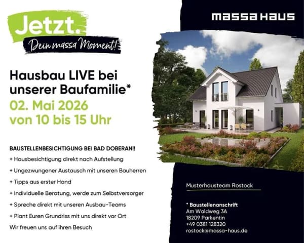Immobilie in Ahrenshagen-Daskow -  Sorgenfrei zum Eigenheim: Wir begleiten euch Schritt für Schritt durch das Abenteuer Hausbau. - Bild 0