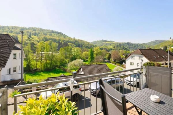 Immobilie in Nassau - Gemütliche 2-ZKB Wohnung mit großem Balkon und Terrasse in ruhiger Lage - Im Mühlbachtal - in Nassau - Bild 1