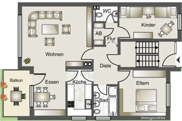 Immobilie in Elchingen - Dreifamilienhaus in sehr guter Lage – zwei freie Einheiten mit Miet- und Wertsteigerungspotenzial - Bild 3