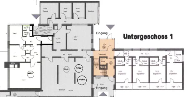 Immobilie in Bad Steben -   378 m²  für Wohnung und / oder gewerbliche Nutzung / Büro / Praxis / Fitness / Atelier / Ausstellung usw. - Bild 3