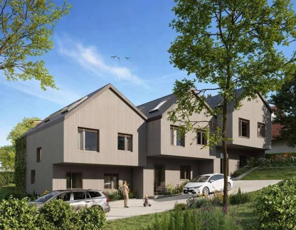 Immobilie in Raisting - NEUBAUPROJEKT: Drei Architektenhäuser in Massivholzbauweise - Bild 0