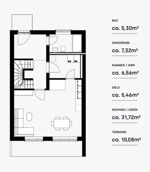 Immobilie in Raisting - NEUBAUPROJEKT: Drei Architektenhäuser in Massivholzbauweise - Bild 4